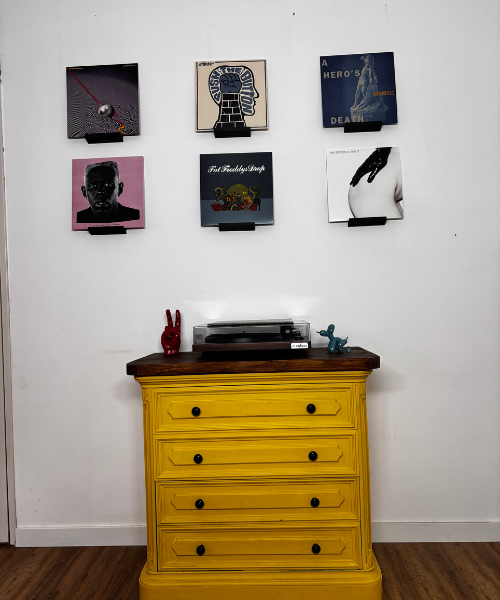 porta vinile da parete