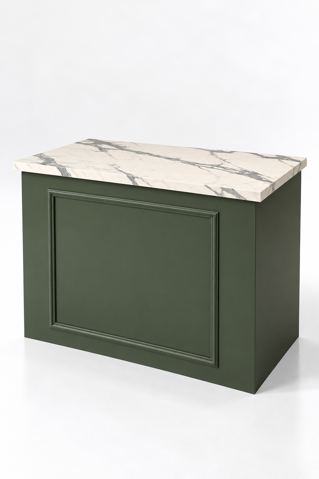 Banco con boiserie frontale