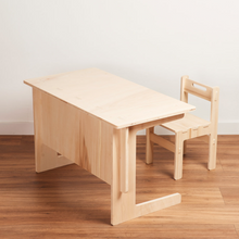 Set Scrivania e Sedia Montessori in Legno