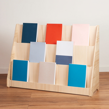 Montessori wooden bookcase